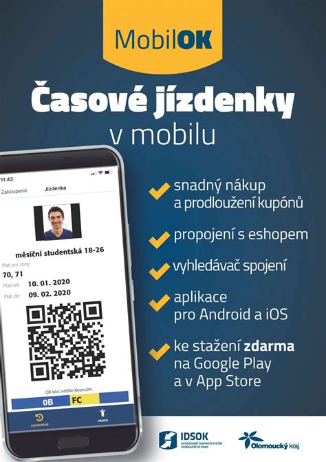 MobilOK – časové jízdenky v nové mobilní aplikaci.